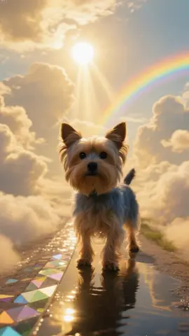 Tribute to Our Puppy 🌈 Crossing the Rainbow Bridge | Forever in Our Hearts Today, we remember our puppy—a beautiful, gentle soul who filled Rachel’s life with unconditional love. In this heartfelt tribute, she crosses the Rainbow Bridge one last time, surrounded by a golden sky and warm light—a journey of peace and love. 🌈💖🕯️ Did this tribute touch your heart? 💛 Help us honor our puppy every day. ☕ Support the project here If you’ve lost a furry friend, may this video bring you comfort and remind you of the eternal bond we share with them. ❤️ This way, we can memorialize them in future tributes. #DreamDogsAI #RainbowBridge #DogTribute #PetMemorial #DogsInHeaven