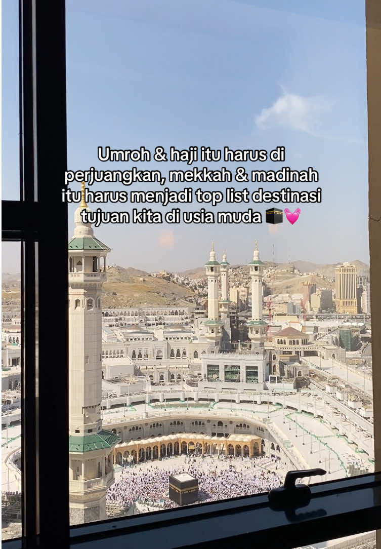 Kita usahakan top list destination itu 👊🏼💓 #mekkah #fypage #fyp #madinah #umrah 