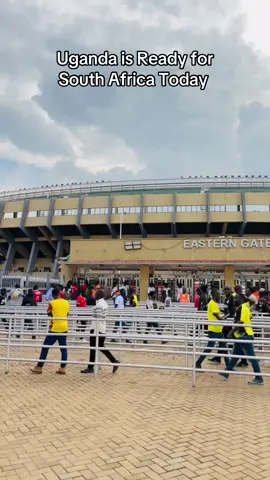 Ugandans flooding Namboole Witness History as Uganda atempts to get out of the group stages for the First time ever #football #chan2024 #uganda #southafrica #algeria 