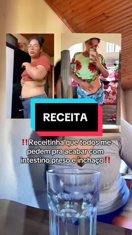 Finalmente mostrando a receita que me livrou do intestino preso e retido, minha autoestima hoje é outraaaa #fypシ゚ #mulheres 
