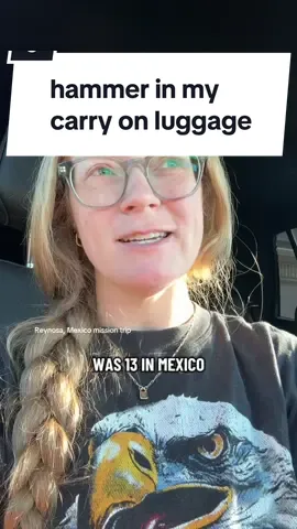 They pulled me aside & I had to package a cheap hammer in a box and mail it to myself. 🤣 #travelstories 