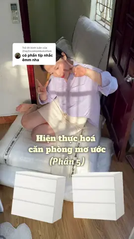 Trả lời @2tay2vusmombulonfem xinh quá có thêm không gian đựng bao nhiu đồ lun #pnguyen #decorphongngu #decor #NoiThatScandiHome #ScandiHome 