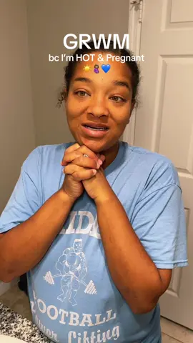 THIS HEAT IS GHETTO. #pregnantmama #pregnancytiktok #pregnantgrwm #grwmmomedition #MomsofTikTok  @TomsOfMaine @Burt’s Bees UK @Dove Beauty & Personal Care @belif USA  Get ready with me Mommy morning routine Morning grwm 