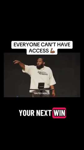 Your access is premium membership that not everyone deserves - guard those doors like your destiny depends on it because the wrong people in your space can crash your whole elevation! Some connections cost you progress, so charge full price for entry to your energy! Be Great, let’m Hate!  #highlyfavored  #Confidence  #letsgogod  #inspiration #haitedheros @Pastormikejr 