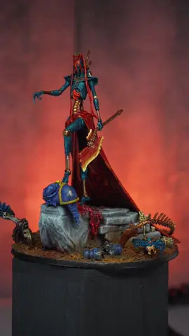 Here is a 360 on my Mother of Oblivion mini without any edits.  Enjoy! #necron #warhammercommunity #warhammer40k #warhammerpainting 