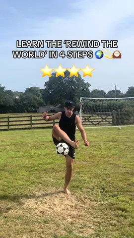 Save it for later n try it out! Rewind the World 💫🌍🕰️ #fyp #freestylefootball #tutorial #aroundtheworld #juggling 