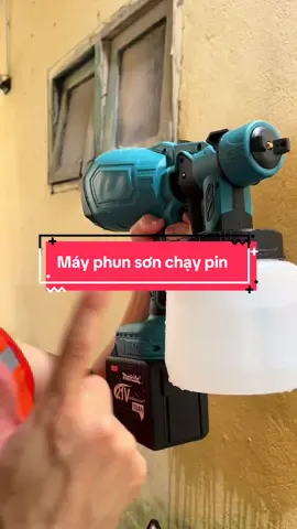 Máy phun sơn chạy pin #thanhmai92 #mayphunson #mayphunsoncamtay 