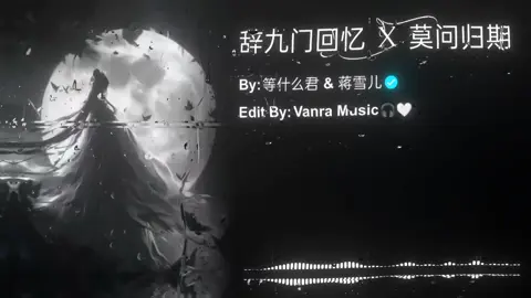 #🎧 辞九门回忆 x 莫问归期 - 等什么君 & 蒋雪儿 #sovanra_musiczy #music_edit #chinamusic #lyrics_songs #lyrics #music #100k #view #alightmotion #fyp #tiktok #vairalvideo 