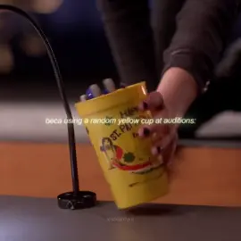 i love pointing out this detail when i watch with new people - #bechloe #pitchperfect #annakendrick #brittanysnow #cupsong bloe bhloe edit easter egg yellow cup beca mitchell chloe beale 