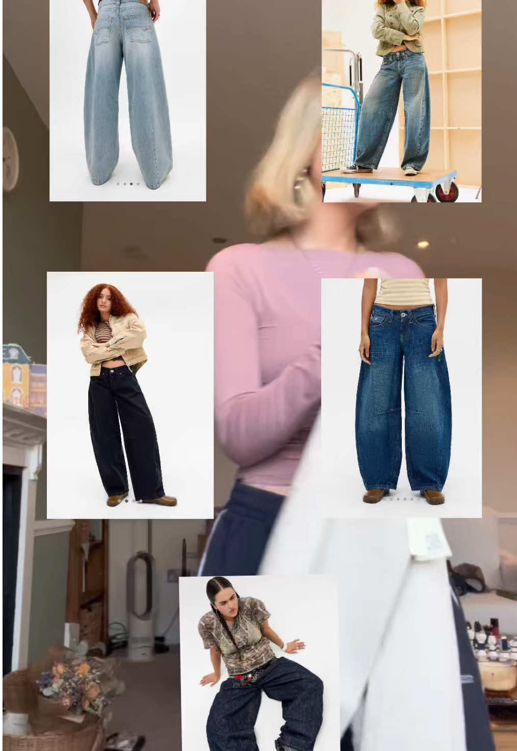 This is your sign to sprintttt to your nearest urban outfitters and get your hands on the Kayla Cocoon jeans before they sell outtt!! @Urban Outfitters #urbanoutfitters #lowrisebaggyjeans 