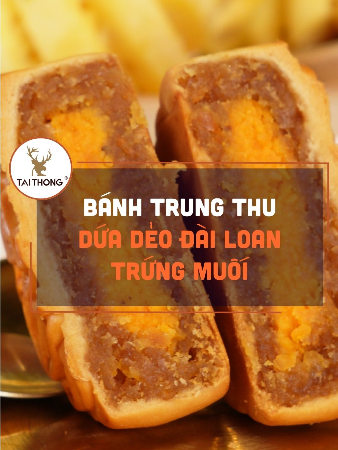 Dứa Dẻo Đài Loan Trứng Muối - Chiếc bánh signature nhà Tai Thong có deal cực hời trong phiên live đặc biệt ngày 19 - 21/8, đăng ký ngay thôi #taithong #taithongbakery #SuperBrandFestival #TiecLiveBachHoa #banhtrungthutaithong #banhtrungthu