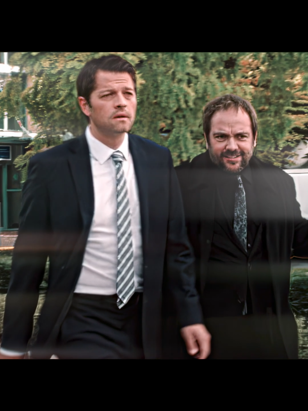 Crowley and Castiel - SUPERNATURAL  Took the idea from AfridiAE #supernatural #crowley #castieledit #deanwinchesteredit #samwinchester 