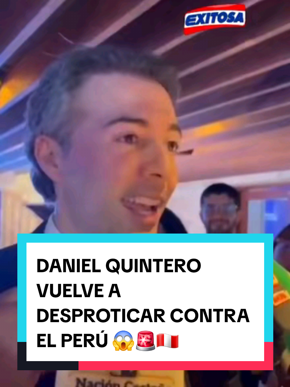 🔵🔴Daniel Quintero vuelve a despotricar contra el Perú #exitosa #exitosanoticias #loultimo #viraltiktok #viral_video 