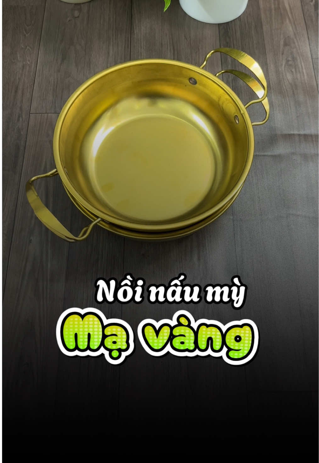 Nồi nấu mỳ mạ vàng #review #noinaumy #noi #mycay #mycay 