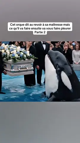 Cet orque dit au revoir à sa maîtresse mais ce qu’il va faire ensuite va vous faire pleurer. Partie 2 #histoirevrai #ApprendreSurTikTok #orque #zoo #animal 