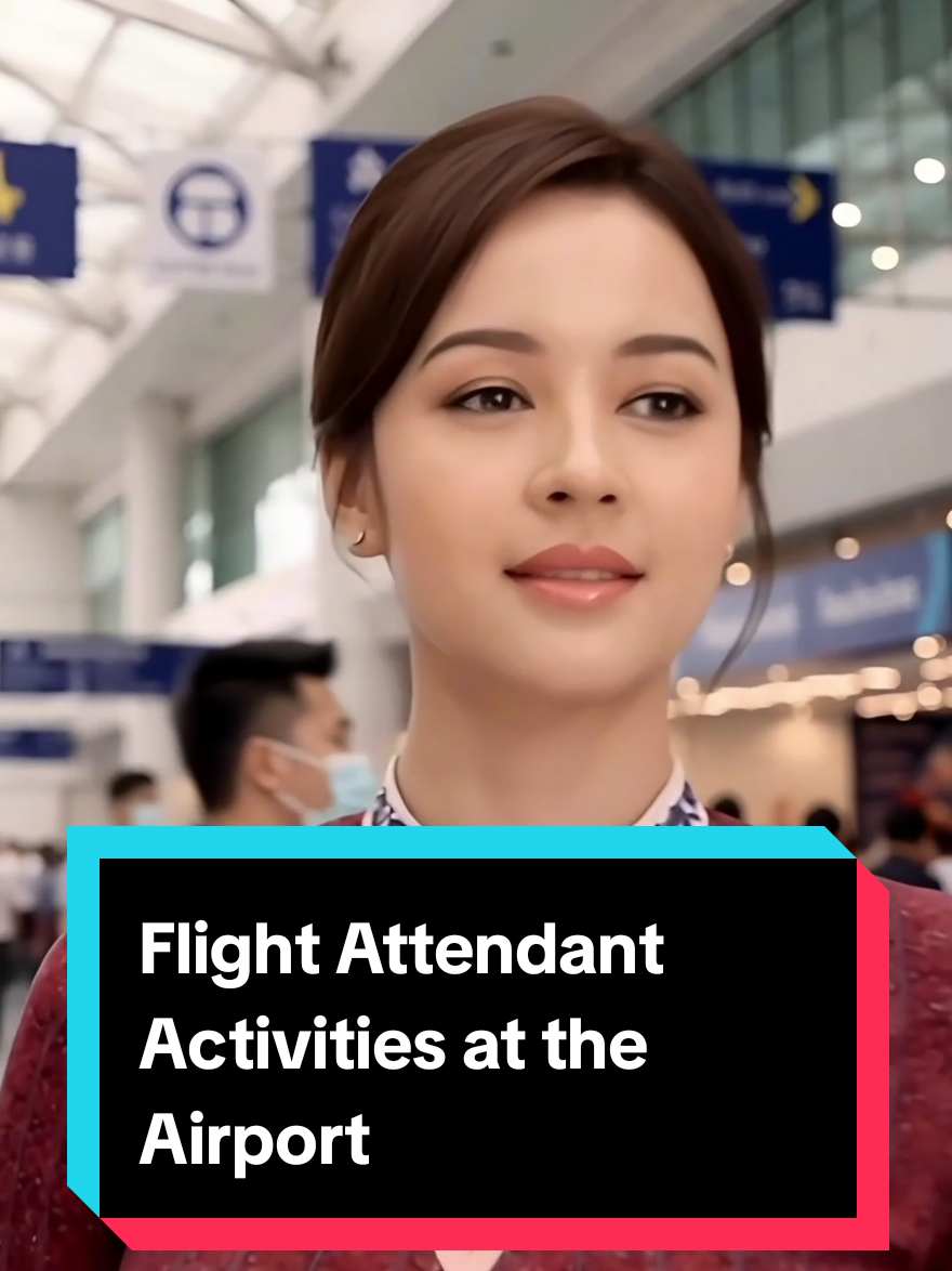Flight Attendant Activities at the Airport #music #fyp #trending #fashion 