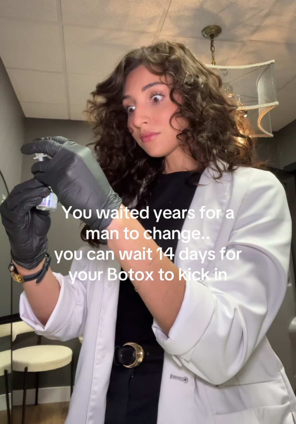 Patience does pay off! 💉✨  🗓️ Love your look—Book your appointment today at LookLab.com or call 833.999.5665 (LOOK) #Botox #MedSpa #AestheticInjector #Fyp 