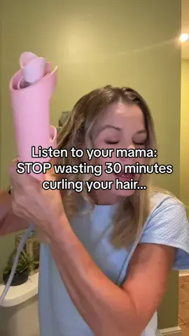 First time using the Tymo Curl Pro and I’m obsessed 😍 So simple that even my daughter could curl her hair in minutes. Perfect for busy moms AND teens who don’t want to fight with a curling iron. #TymoCurlPro #ttshop #ListenToYourMama #EasyCurls #hairtok 