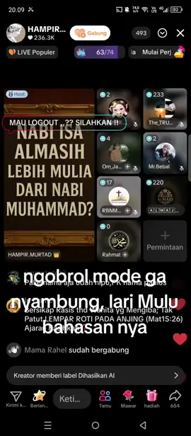 @rahmatnaufal55 yg dibahas host itu kepribadian bukan nyasar ke umat nya. lain x asah konsentrasi nya ya 😅😅😅