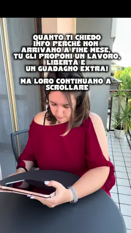Vuoi un guadagno extra?  Commenta “info”💸💸 #liberta #lavoroonline📲 #gestionedeltempo #lavoradacasa #spensieratezza 