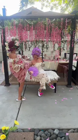 Surfboards and powered wigs. #highandtight #MarieAntoinette #teaparty@a@apurdieL@Larkie