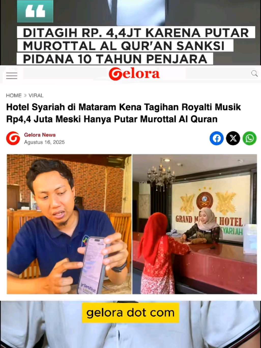 #stitch dengan @#sudutpandangjody lmkn kebangetan si masa iya putar murottal kena royalti juga sekarang. #murotalquran #lmkn #prabowo #murotal 