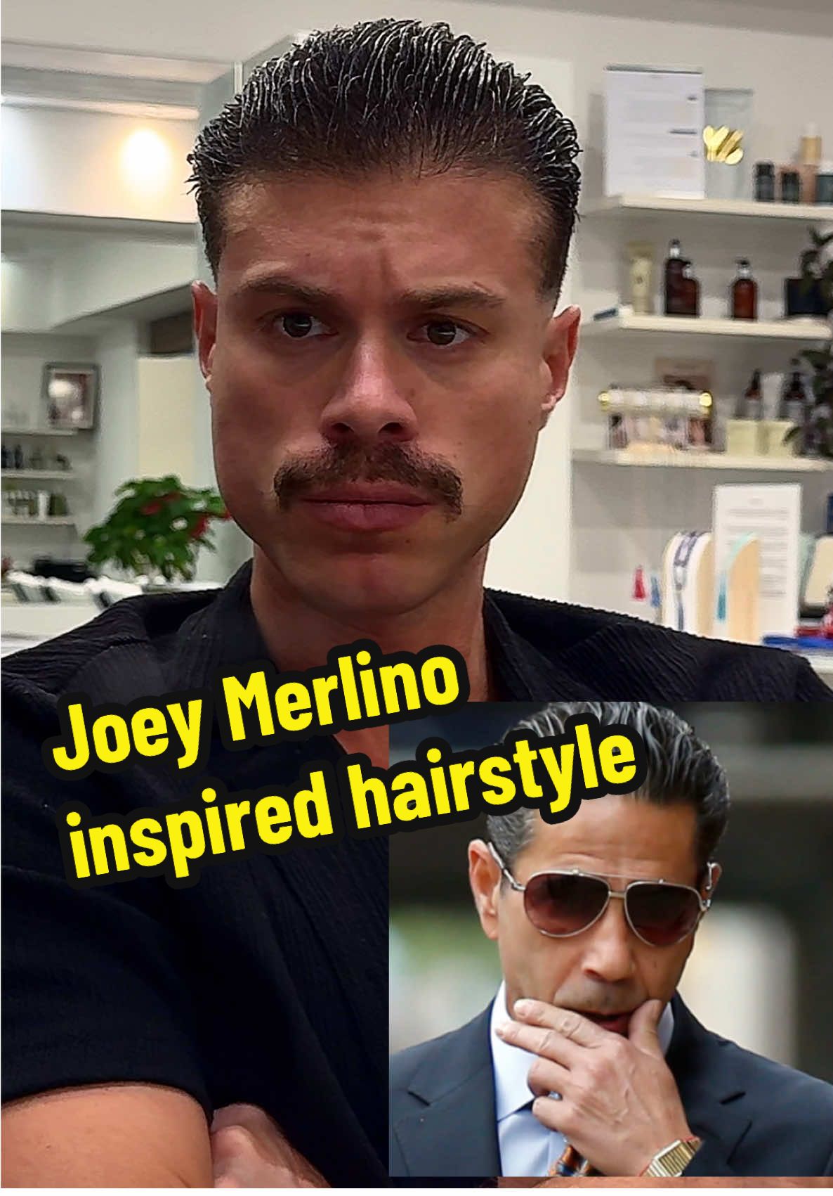 Joey Merlino inspired hairstyle #joeymerlino #mobster #hairstyle #gangsterlook 