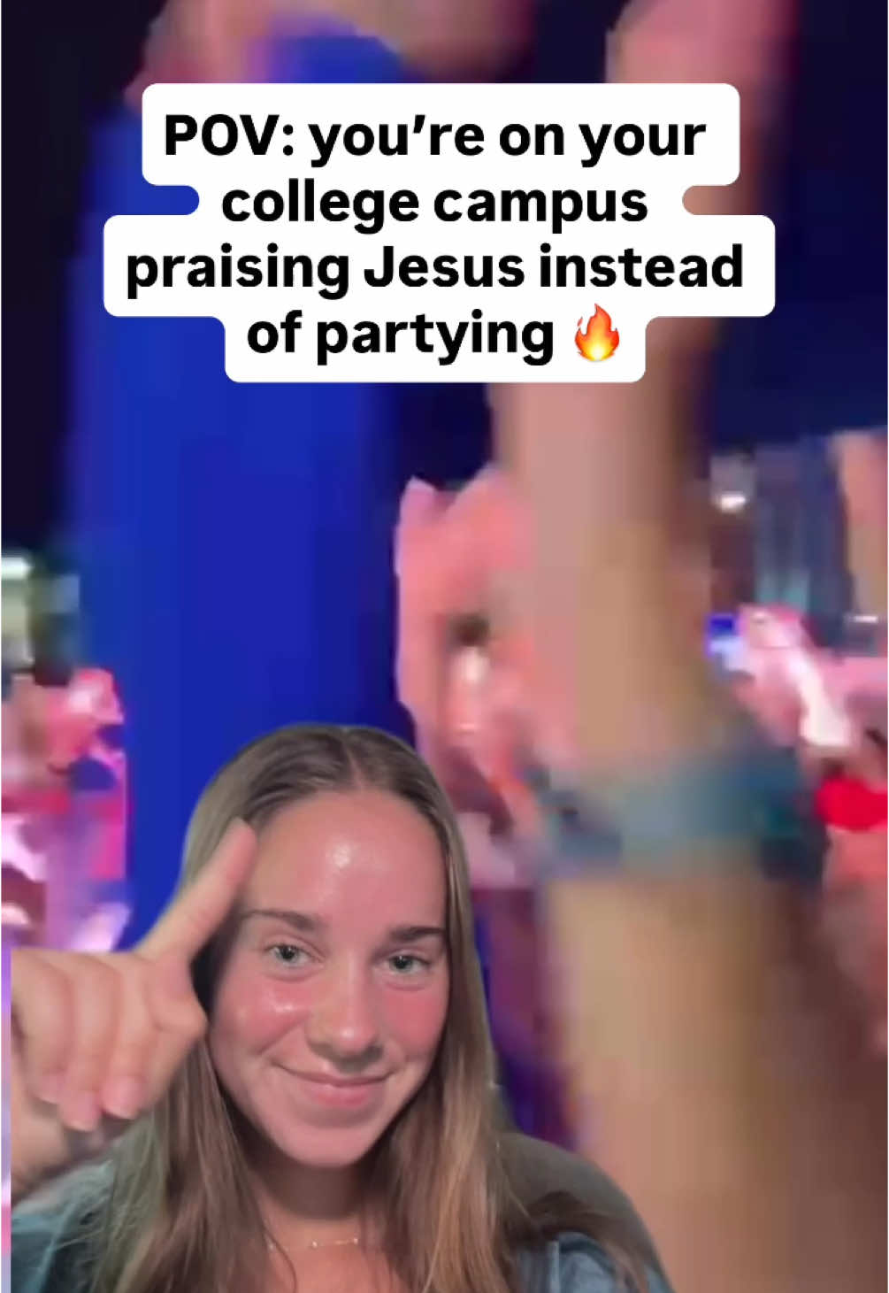 COLLEGE CAMPUS REVIVAL! 🙌🔥 #college #jesus #god #school #praise 