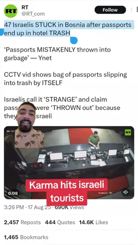 August 18th. Israeli tourists stuck after their passports mysteriously fall into trash#greenscreen 