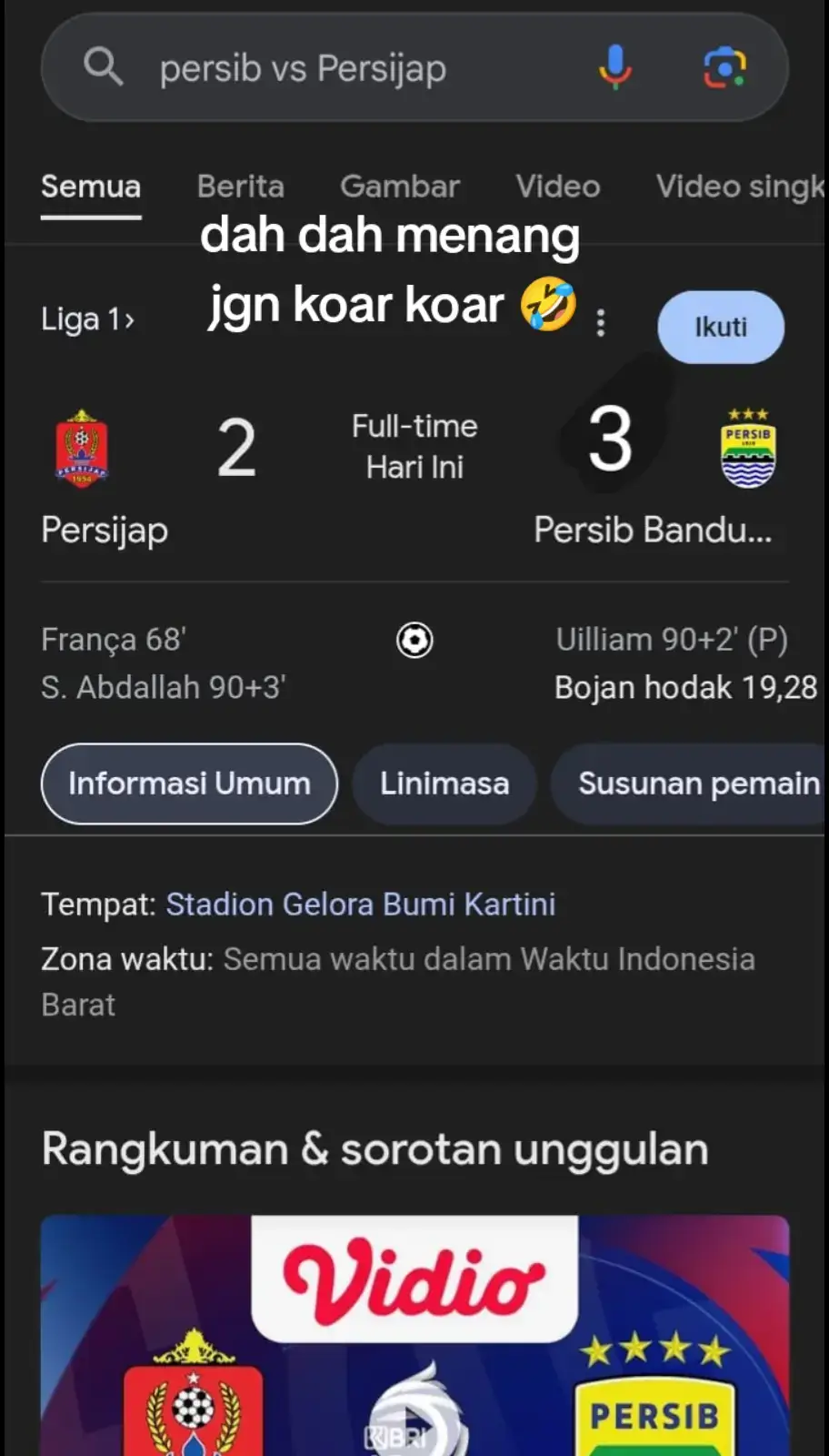 ribet kalo kalah🤣 #persibkalah #persija #persijajakarta #persijaday  . . . . . . . . . . #fyppppppppppppppppppppppp 