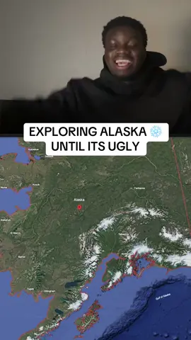 EXPLORING ALASKA UNTIL ITS UGLY… #fyp #alaska #googleearth #travel 