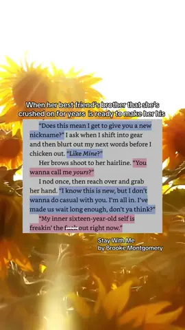 #staywithme #brookemontgomery #bestfriendsbrother #smalltownromance #romancebook @Brooke Montgomery 