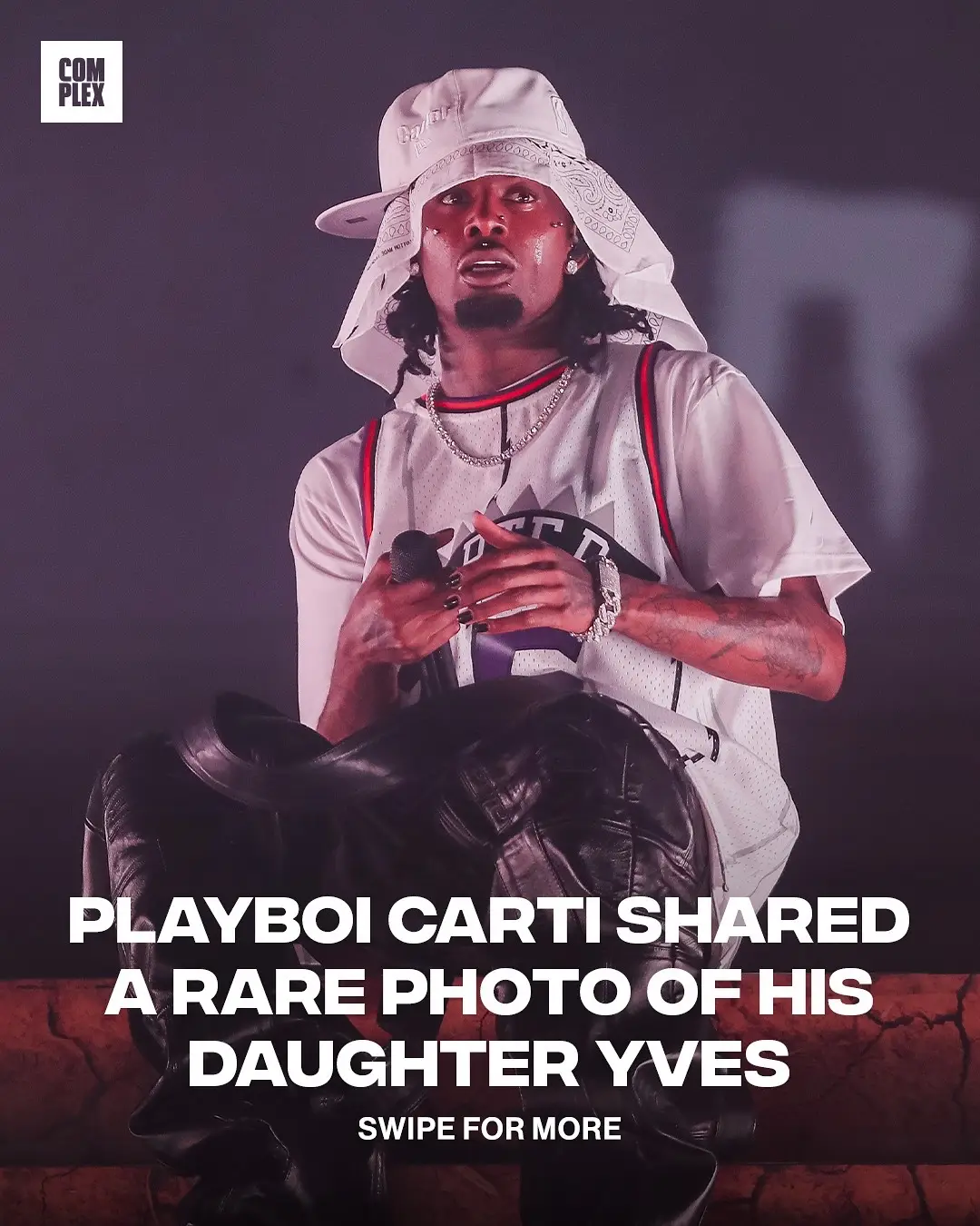 Carti also shared a photo of his dad with Future backstage on tour.