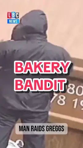 Man caught after trying to raid a branch of Greggs #News #FYP #Crime 