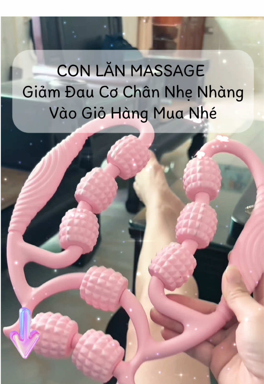 Con lăn chân thiết bị tập thể dục . Thiết kế kẹp giúp thư giản cơ bắp chân #xuhuong #viralvideo #trendingtiktok #conlanmassage #conlanmassagethonchan 