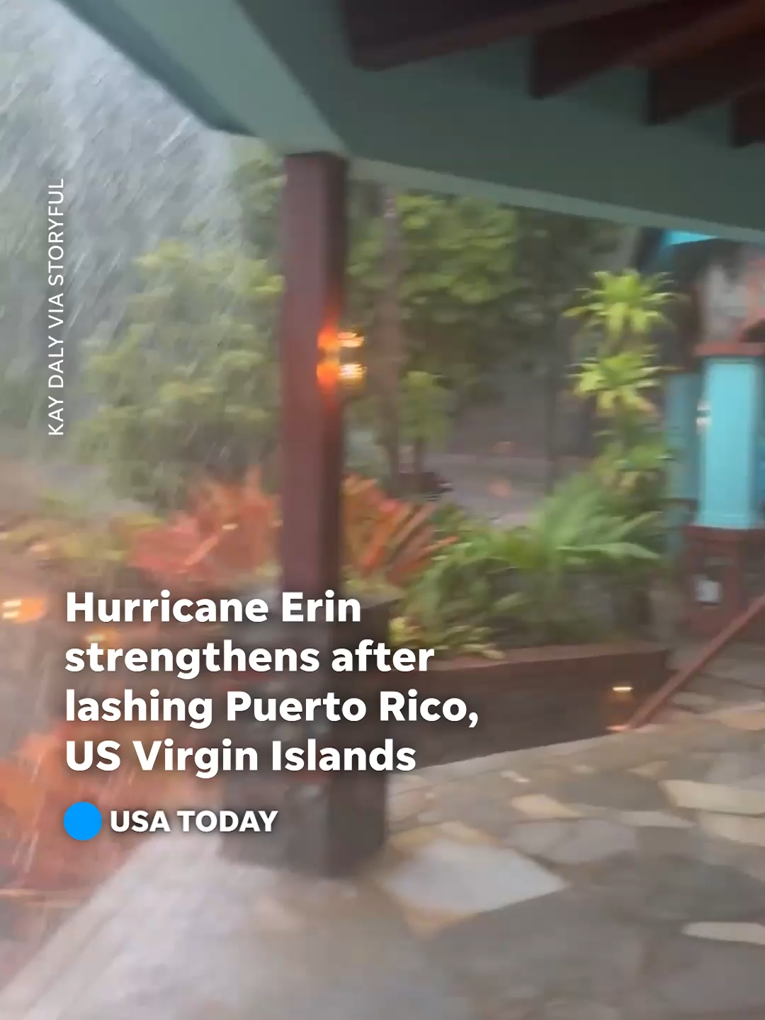 Hurricane Erin intensified after flooding Puerto Rico and knocking out power to thousands. Meanwhile, North Carolina's Outer Banks braces for dangerous surf.