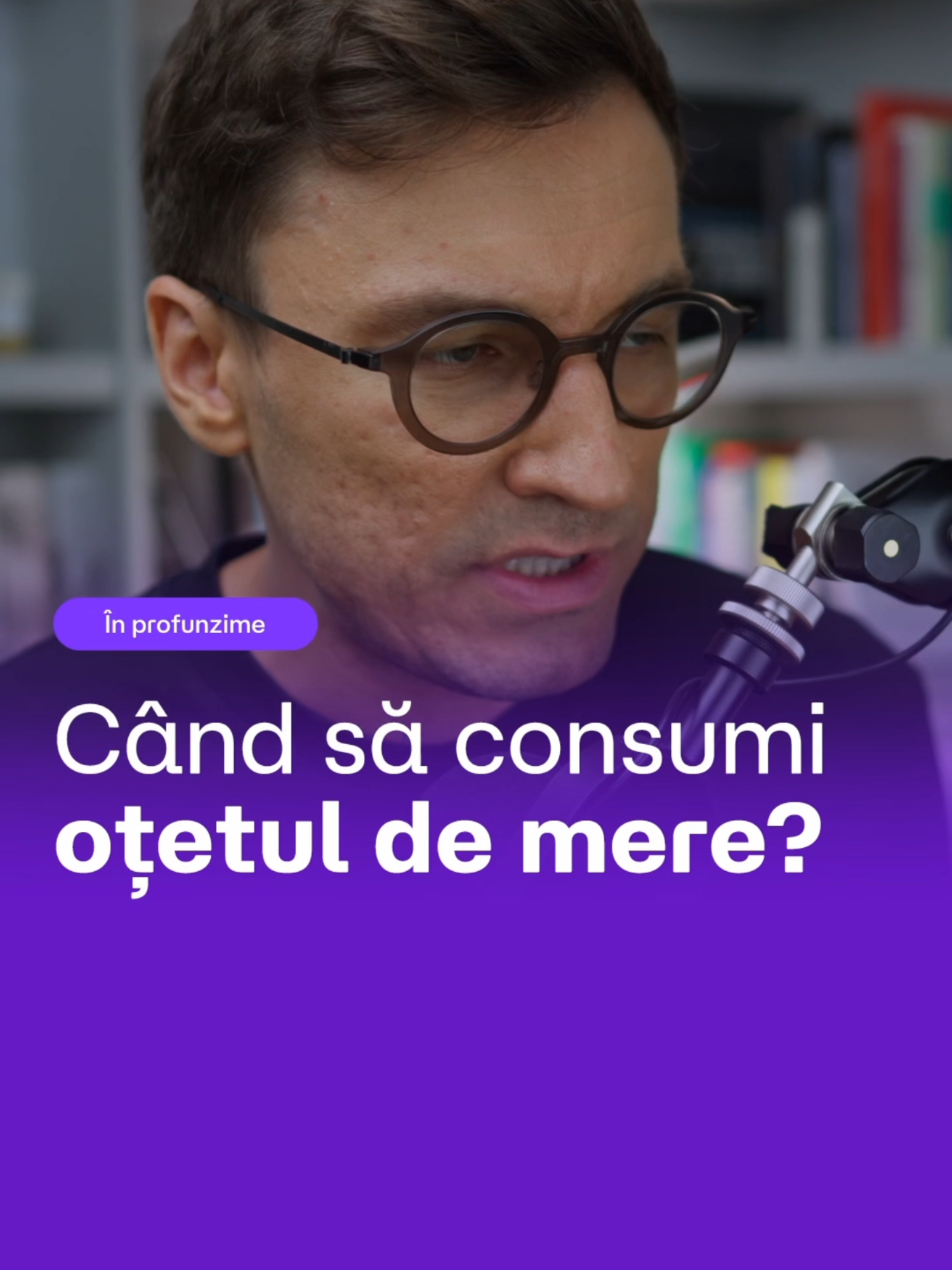 Oțetul de mere are beneficii, dar contează mult cum îl consumi. Iată când e cel mai bine să faci asta. Tu ce părere ai? 🍎☝🏻