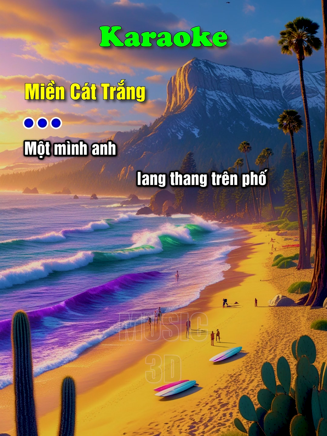 Miền Cát Trắng #trending #foryou #xuhuong #karaoke #chuabiethat #miencattrangkaraoke
