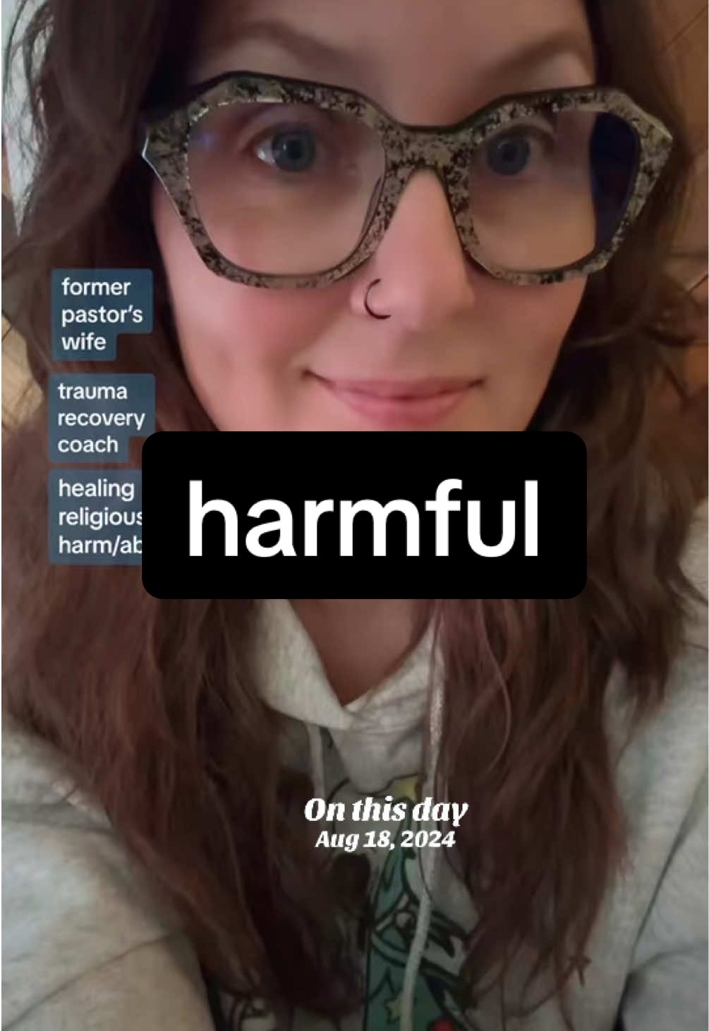 High control religious fear based shame driven indoctrination is harmful and abusive. Period.  #traumarecovery #traumacoach #religioustrauma #deconstruction #exvangelical 