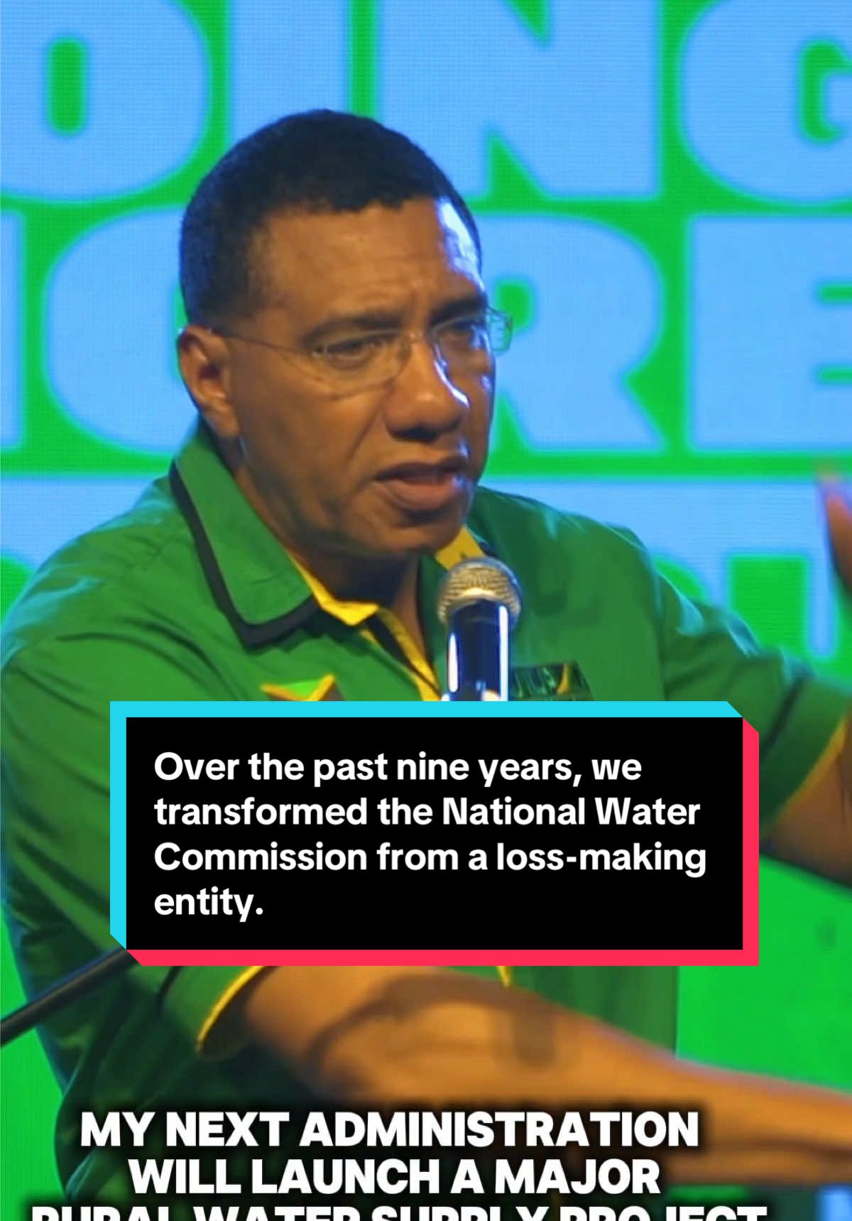 Over the past nine years, we transformed the National Water Commission from a loss-making entity into one that is now operating profitably. This success gives us the foundation to do even more. In our next administration, we will launch a major Rural Water Supply Programme, with a special allocation similar to SPARK, where we invested $45 billion in roads. Within five years, every feasible community in Jamaica will have access to potable water in their homes. This initiative will go hand in hand with the formalization of communities, providing proper roads, land titles, and essential services.  The Jamaica Labour Party will continue to cut debt, crime, inflation, taxes, and poverty, and in the next term, we will cut bad roads, water shortages, and the inconvenience that has held too many Jamaicans back. #DoingMoreForYou #ChooseJamaica