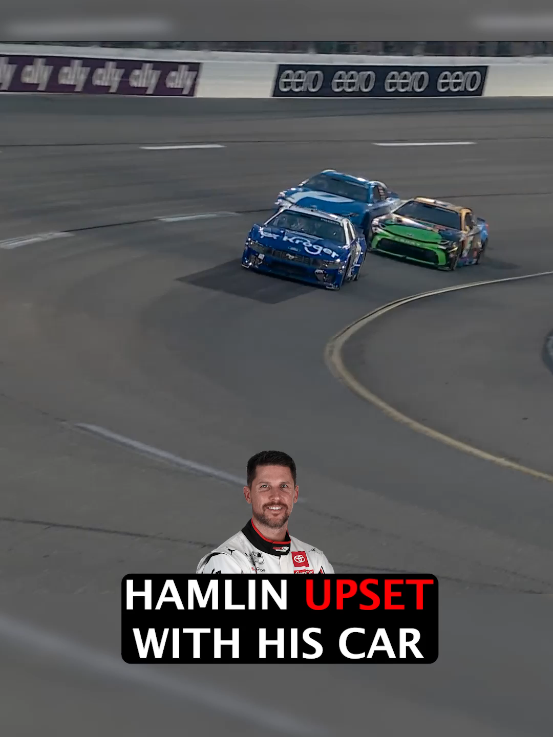 Racing at the home track didn't go to plan for the 11 team 😔 #nascar #racing #nascarcupseries