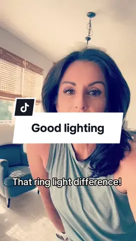 Does a ring light actually make a difference? Well, the bags under my eyes say YES QUERN , it does! #ringlight #goodlighting #tiktoktip 