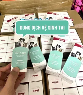 🥰❤️ Dung dịch vệ sinh tai cho chó mèo, dung tích 50ml. #vesinhtai #thucung #pet #chomeo 