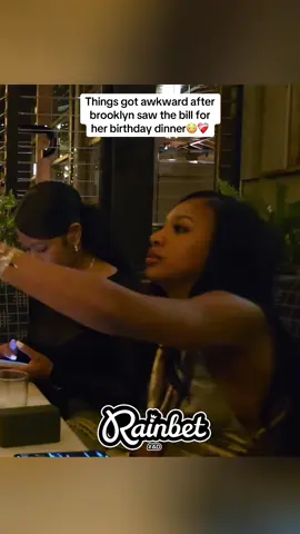 Things got awkward after brooklyn saw the bill for her birthday dinner😳❤️‍🩹 #brooklynfrost #trending #fyp #viral 