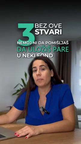 Ako fond nema proverenu istoriju, ozbiljan tim i raspodeljen rizik, tvoje ulaganje nije sigurno 🎲 Zato ti na ovom profilu pokazujem tačno kako da prepoznaš fond koji ti neće sutra ispariti iz ruku već ti godinama donositi dobit 📈 Zaprati me ako hoćeš da tvoj novac ima budućnost 🔒 #investiranje #fondovi #pasivnaprimanja #berza #slozenakamata 