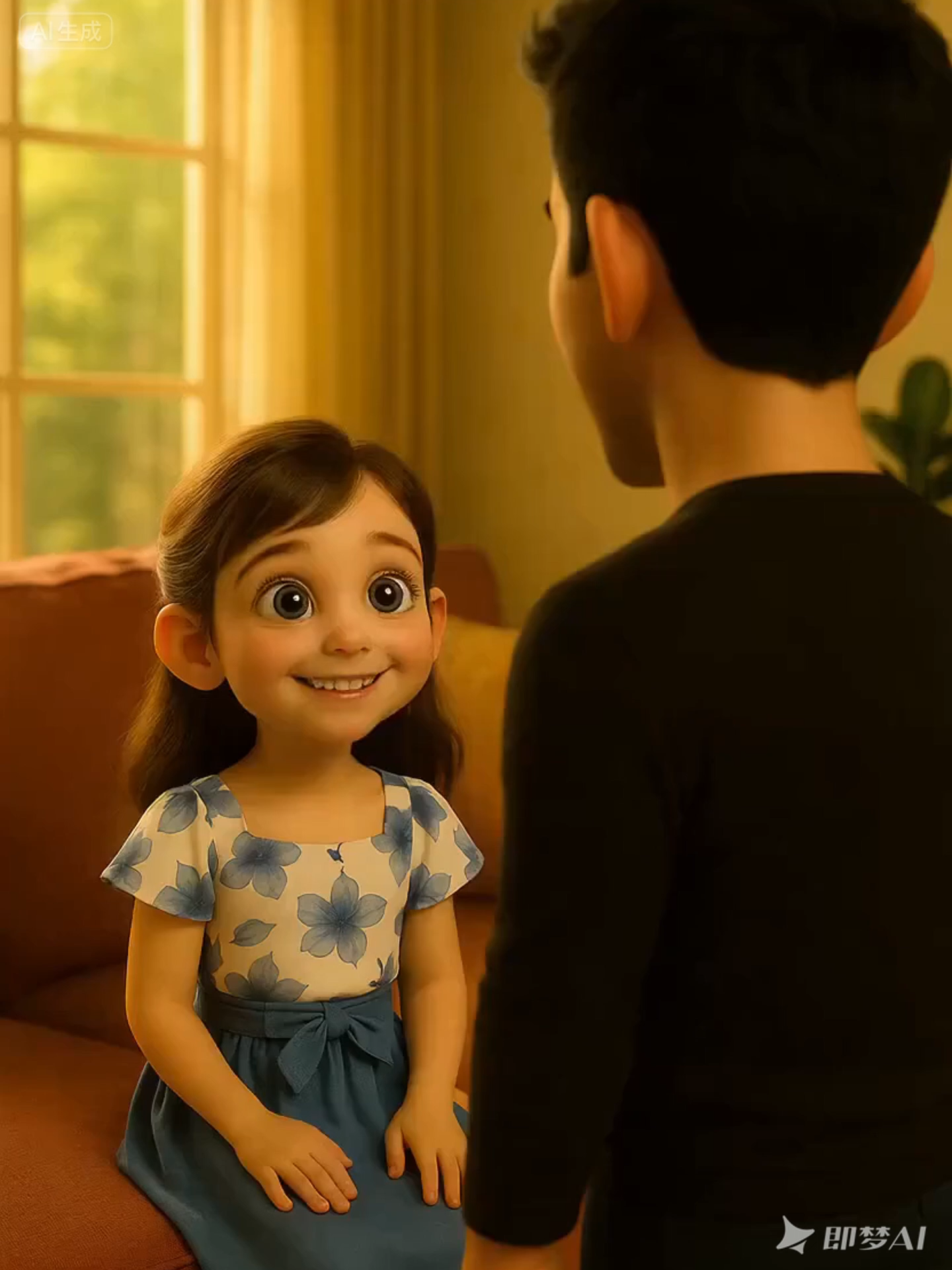 How to control your kids' TV time Child: Dad, can I watch TV now? 1  Dad: Did you finish your homework? 2 Child: Yeah, I already did. 3 Dad: Alright, you can watch for half an hour. 4 Child: Yay! I want to watch the animal show. 5 Dad: Good choice. 6 Child: Look, it’s about Tigers today! 7 Dad: Nice. Tell me one thing you learn. 8 Child: Okay. 9 Dad: Time’s up, honey. Go ahead and turn off the TV. 10 Child: Aw, just five more minutes? Dad: Nope, you can watch more tomorrow. Child: Okay, I’ll turn it off. Dad: That’s my kid. Good job. #kidsenglish #learnenglish #dailyenglish