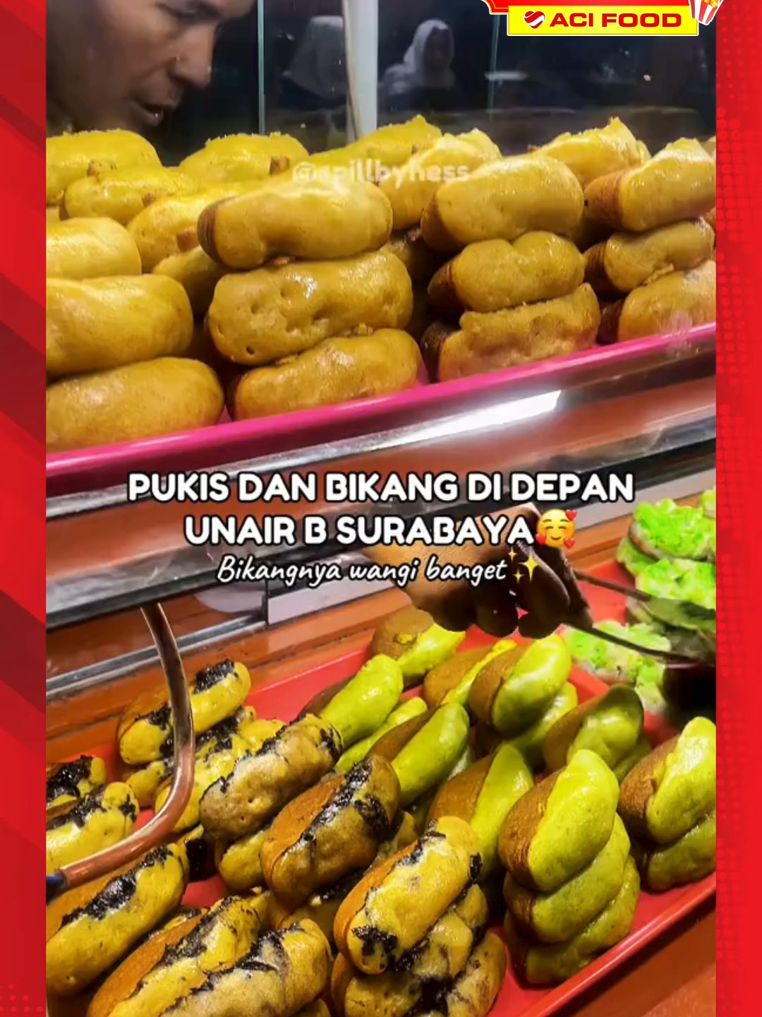 Pukis sama bikang di depan Unair B ini rek, wangi poll sampe bikin mupeng 🍮🤤 Buat temen ngopi sore cocok banget! Pesan lewat ACI Food, jangan lupa pake kode MERDEKA80 biar makin hemat 🛵 #ACIFood #PromoACI #OjolACI #OjekOnlineACI #Merdeka80 Cr: ayuhestyh