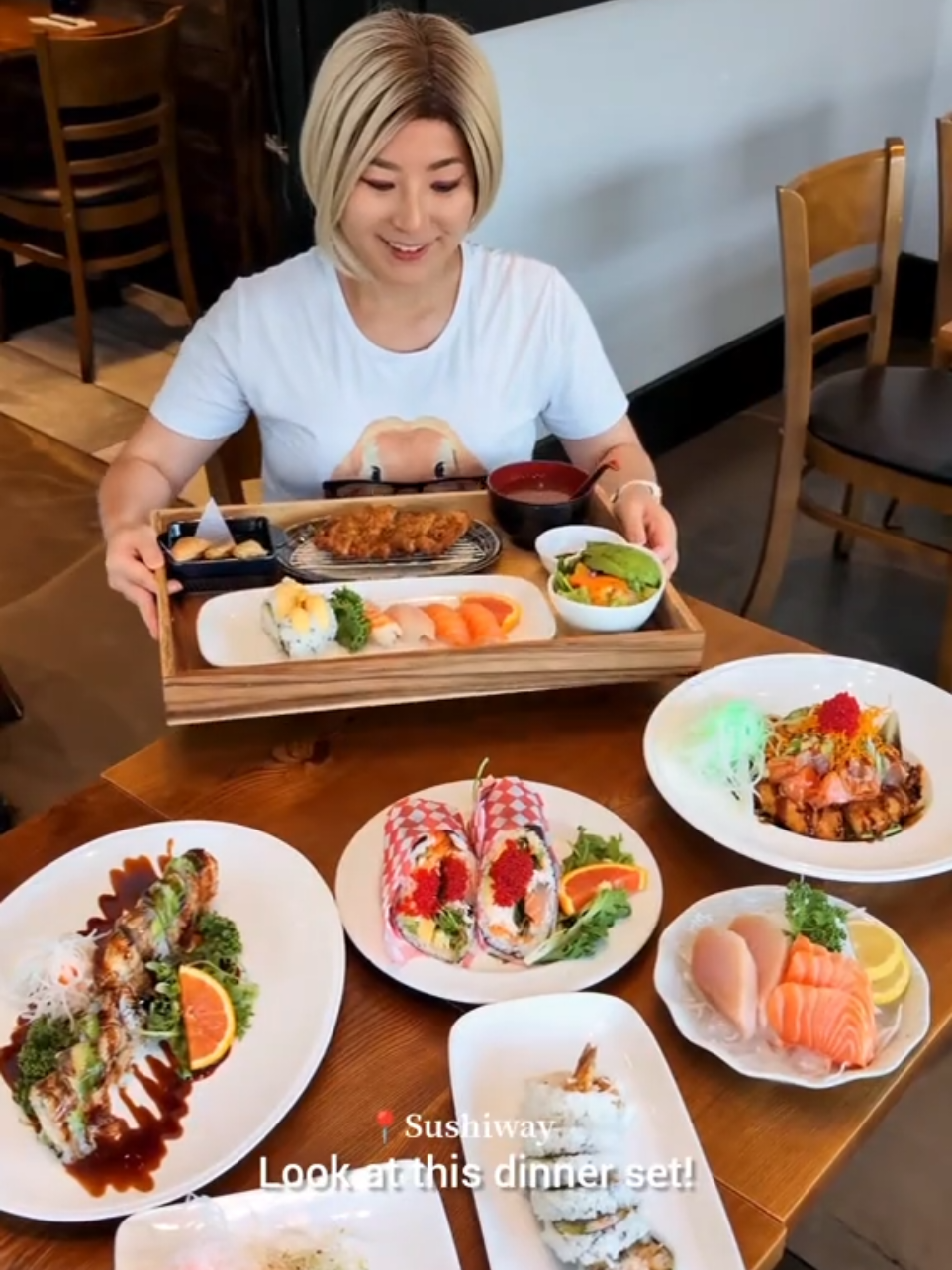 thick and tasty sushi burrito at sushi way  1502 Broadway St #1150, Port Coquitlam, BC V3C 0G1 japanese restaurant #shortsfood #vancouver