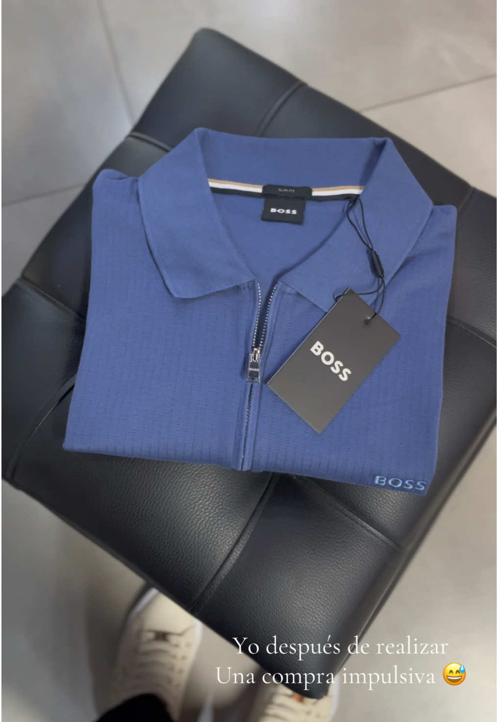 Quien nunca hizo una compra impulsiva 😅 #camisetamasculina #poloboss #BOSS #estilomasculino #paraguay 