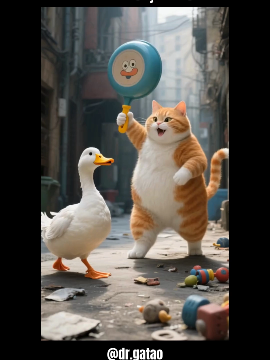 Vingança do gato!!! #gato #gatinho #inteligenciaartificial #vingança #foryou